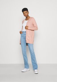 VILA VIRIL OPEN CARDIGAN - Casaco de malha - old rose