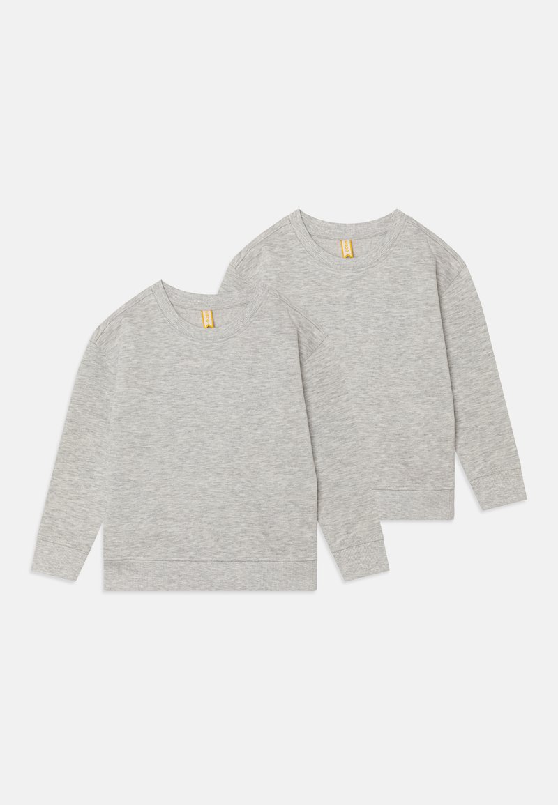 Friboo UNISEX 2 PACK - Ikdienas džemperis - mottled light grey