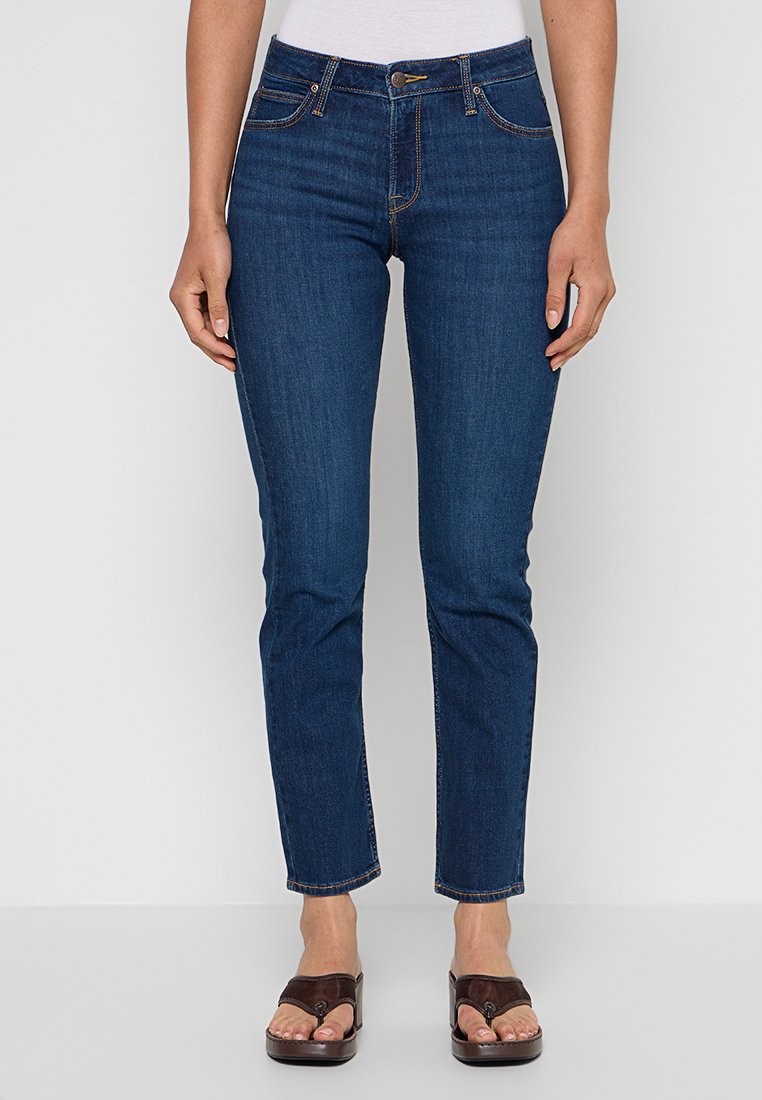 Lee Slim fit jeans mosterdgeel