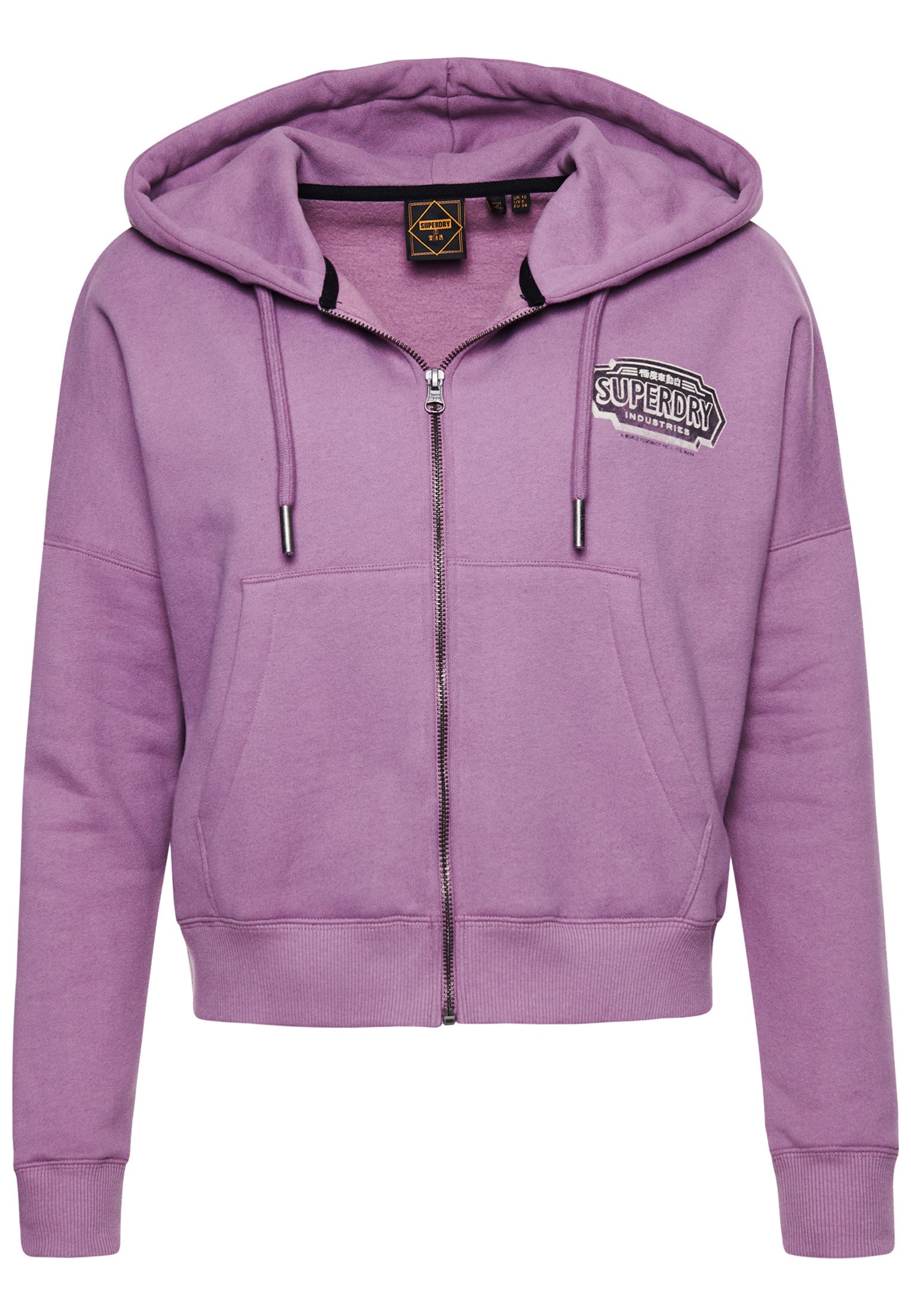 superdry purple moletom com capuz
