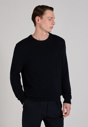 CREW-NECK ZANONE - Pullover - dark navy