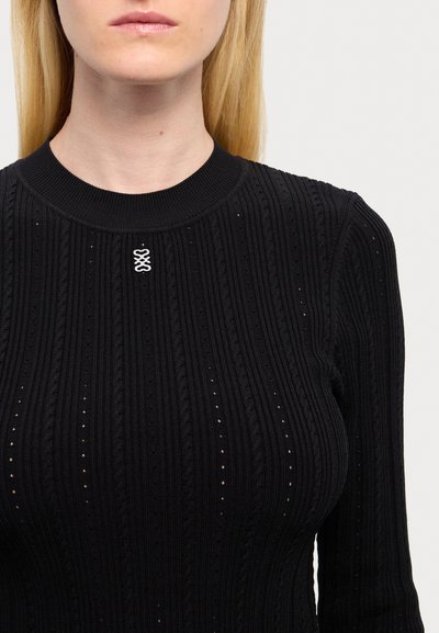 sandro Strickkleid - noir