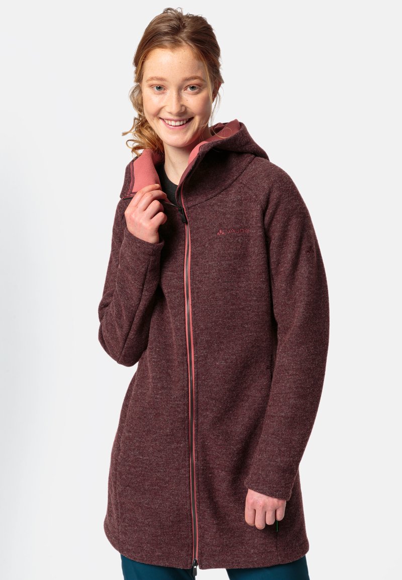 Vaude Fleecejas donkerrood