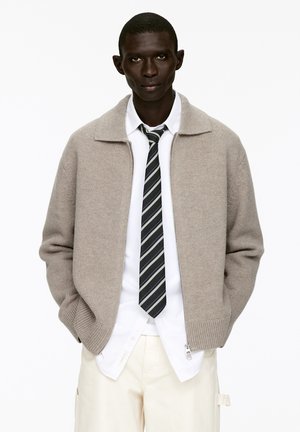 Strickjacke - beige