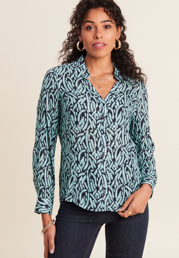 MIT LANGEN ÄRMELN - Hemdbluse - bleu ciel