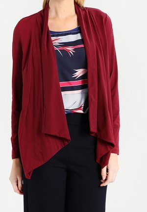 Strickjacke - dark red