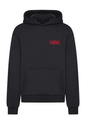 Merchcode, SCARFACE POSTER FLUFFY HOODIE - Mikina s kapucňou - black