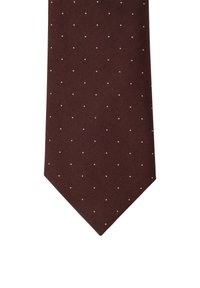Hackett London CLASSY TINY DOT - Cravatta - burgundy red