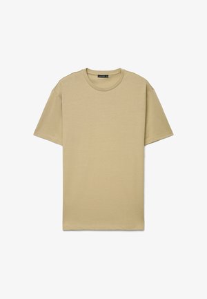Calliope, T-SHIRT TINTA UNITA - T-shirt basic - sandalo