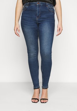 PCHIGHFIVE FLEX - Skinny džíny - medium blue denim