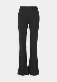 TAPE CRYSTAL ALL OVER - Broek - black