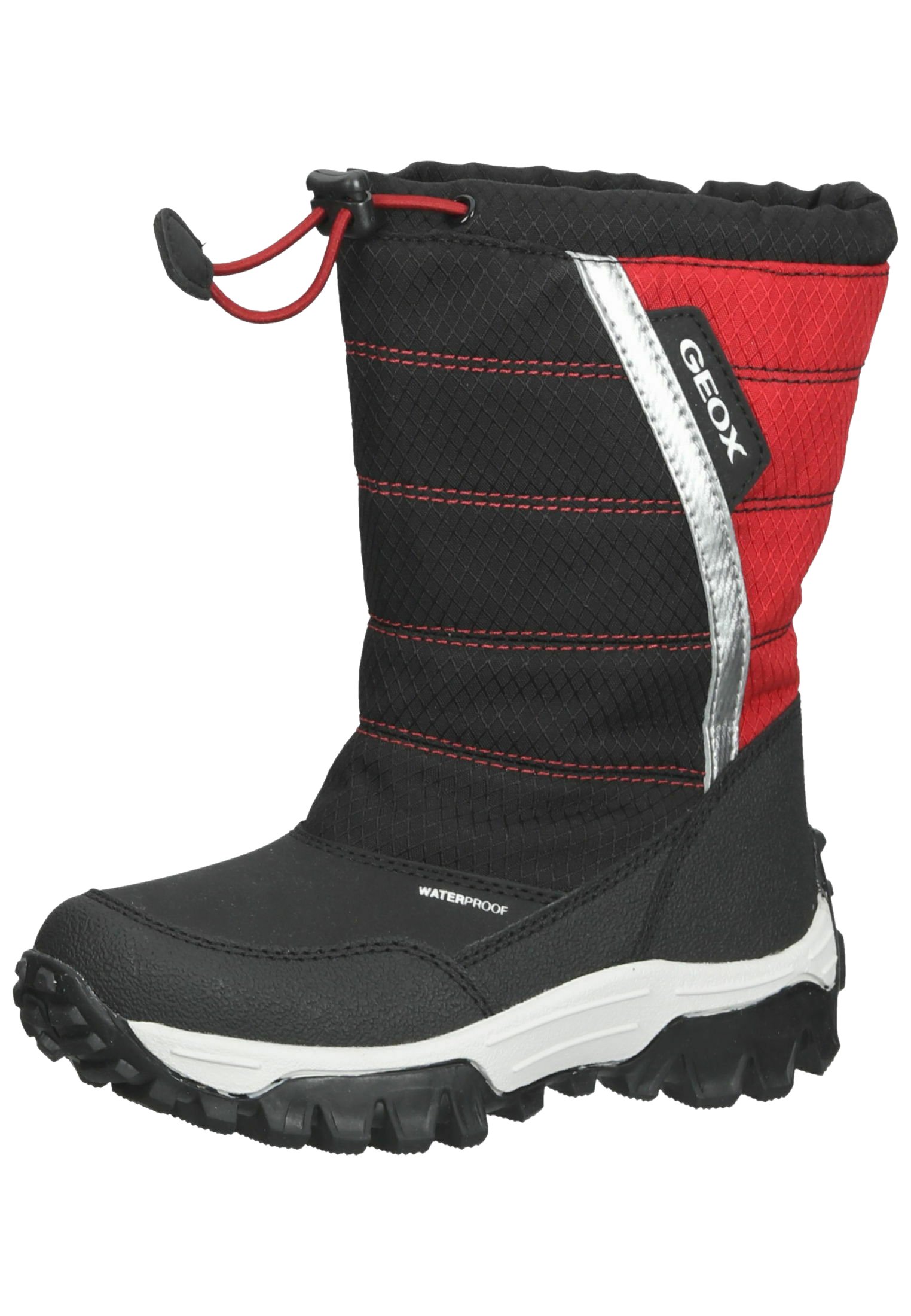 Geox Stivali da neve - black/red/nero - Zalando.it