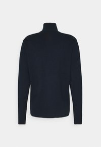 Samsøe Samsøe GUNAN TURTLE NECK ZIP - Trui - sky captain