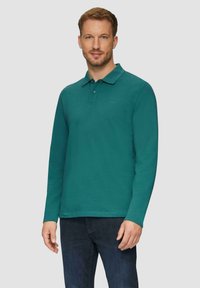 s.Oliver MIT LOGO - Poloshirt - petrol