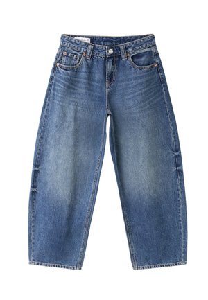 Stradivarius, D80 BARREL FIT JEANS 01416566 - Baggy Jeans - mottled blue