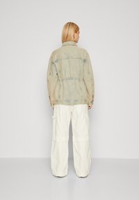 Samsøe Samsøe SAMAGGY JACKET - Jakna iz džinsa - light-blue denim/light yellow
