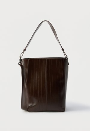 CASSET STROKE STRUCTURE - Τσάντα Tote - espresso