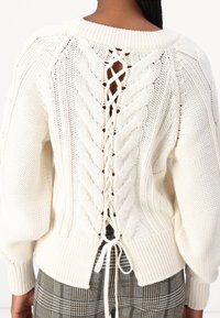 BOSS Strickpullover - white