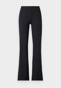 ONLWISTI PULL UP FLARED - Trousers - black