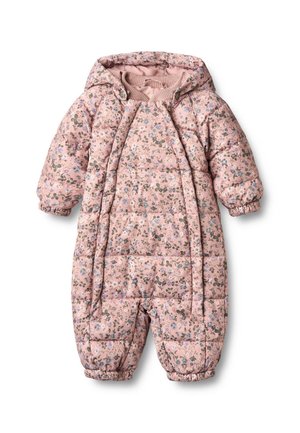 EDEM - Zimná kombinéza - rose powder flowers