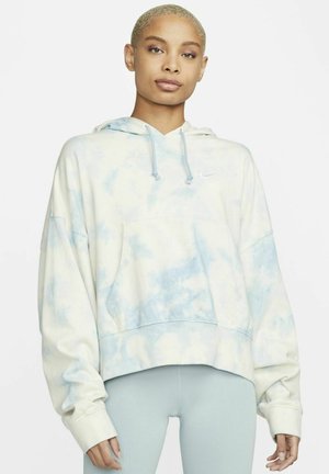 TVÄTTAD  - Jersey con capucha - worn blue white