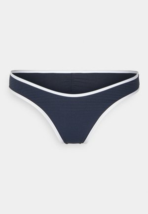 Seafolly BEACH BOUND SCOOP HIGH CUT RIO - Bas de bikini - true navy