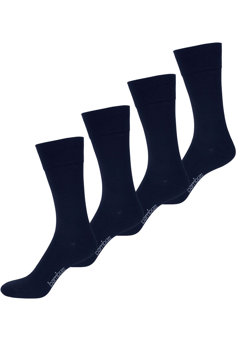 NUR DER 4 PACK BAMBUS KOMFORT - Socks - maritim
