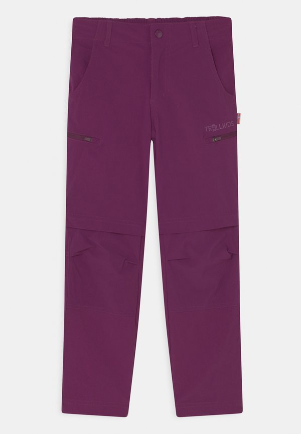 KJERAG ZIP OFF  2-IN-1  - Outdoor trousers - mulberry