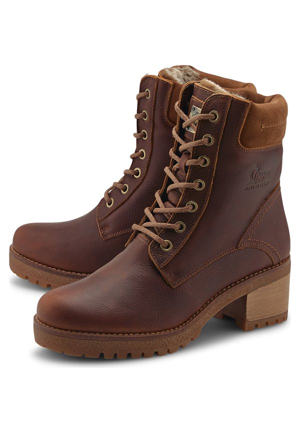 PHOEBE - Lace-up boots - dunkelbraun4