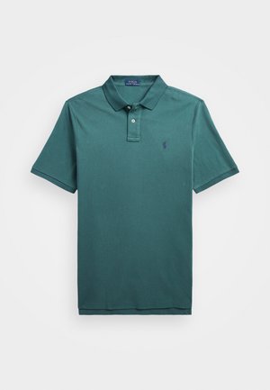 SLIM FIT MESH POLO SHIRT - Pikeepaita - washed forest