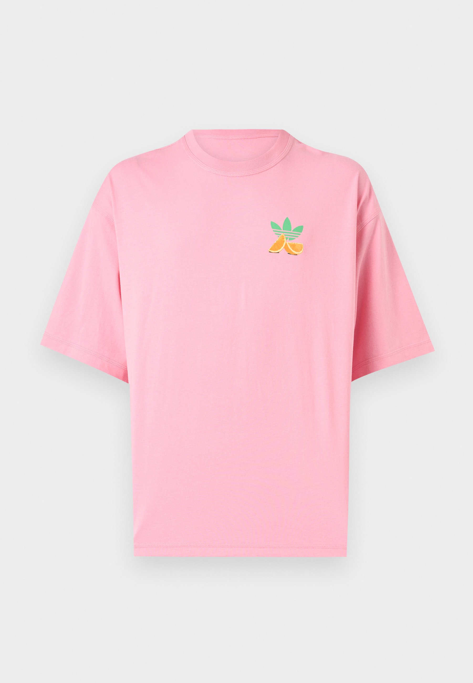 adidas Originals STRIPE LEMON UNISEX - Print T-shirt - light pink