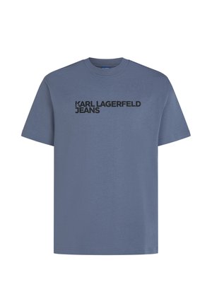 Karl Lagerfeld Jeans, LOGO - Μπλουζάκι με στάμπα - grisaille