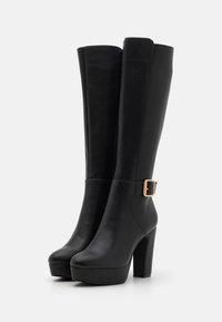 Anna Field Wide Fit Stivali con i tacchi - black
