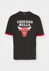 NBA CHICAGO BULLS PANEL OVERSIZED TEE - Printtipaita - black