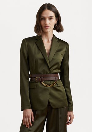 SATIN CHARMEUSE BLAZER - Blazer - botanic green