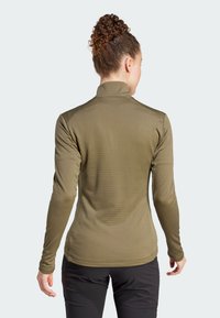 Adidas Terrex MULTI FULL ZIP JACKET - Forro polar - olive strata