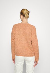 ONLY ONLCELINA LIFE - Casaco de malha - mottled red