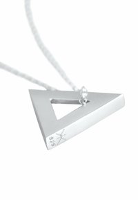 KUZZOI TRIANGLE - Halsband - silberfarben