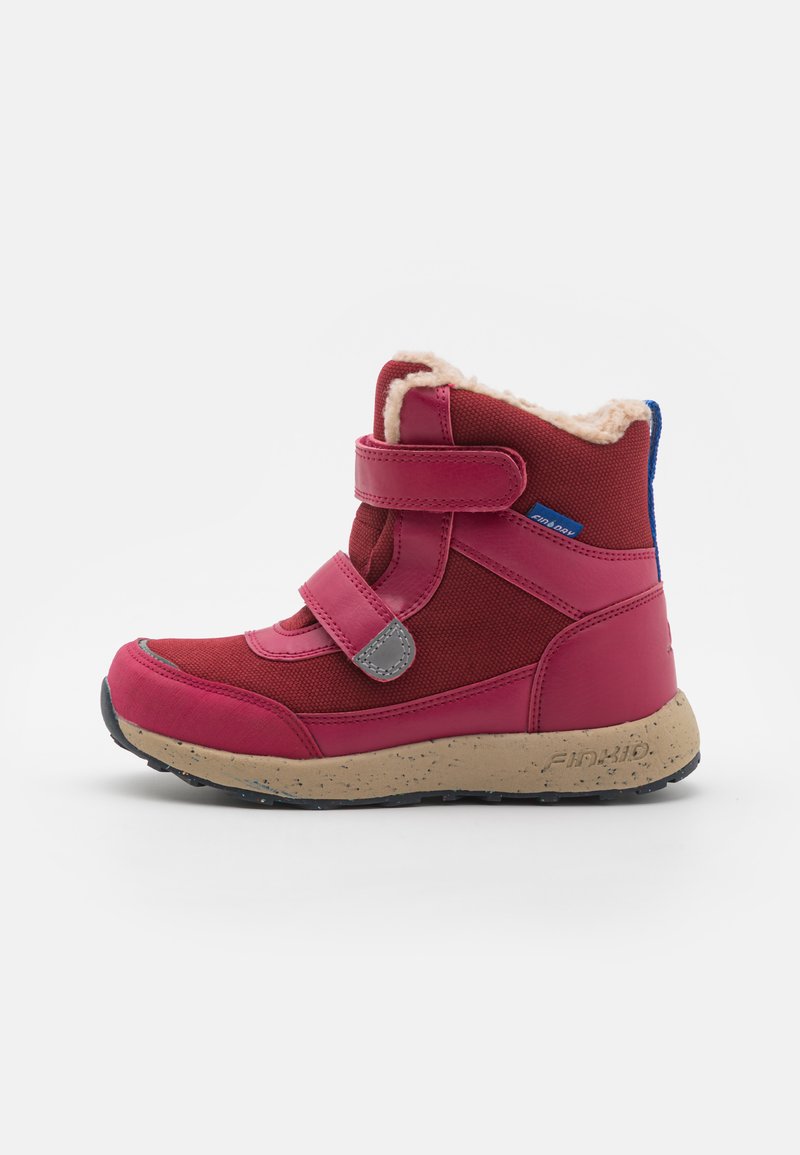 Finkid LAPPI EKO UNISEX - Bottes de neige - berry/red