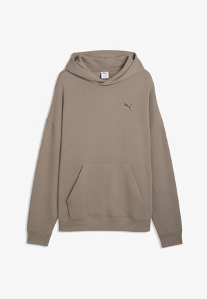 Puma, ESSENTIALS OVERSIZED HOODIE - Felpa con cappuccio - mouse gray