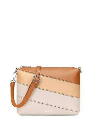 COALIE STRIPED - Cross body bag - beige