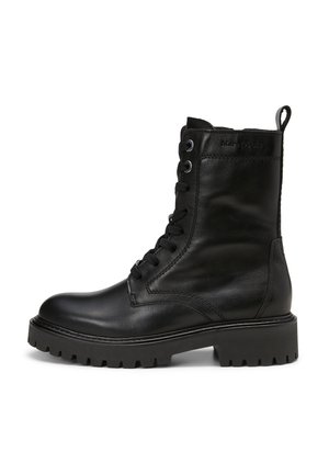 Marc O'Polo MIT INNENZIPPER - Lace-up ankle boots - black