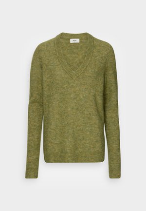 OBJELLIE - Pullover - sage/melange