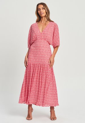 ORIANI MIDI  - Maxi dress - plisse floral red