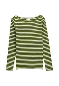 Non sélectionné, green/offwhite tee stripe