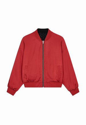 ELIN REVERSABLE  - Bomberjakke - leo black maroon