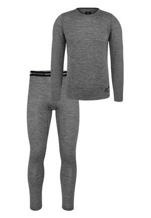 RWS Merino Unterwäsche-Set Garnitur - Unterhose lang - grau