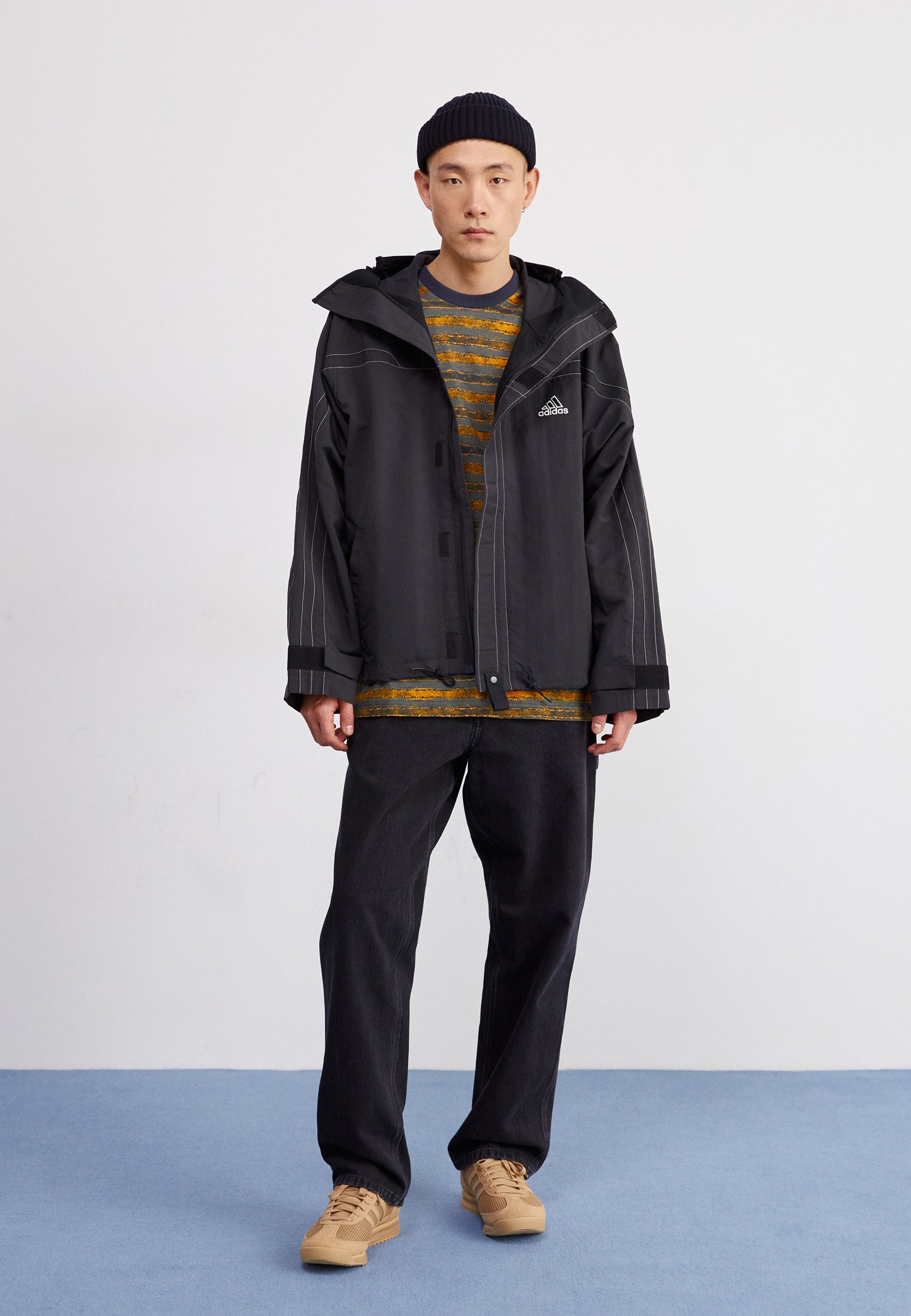 adidas Originals CUTLINE JACKET - Summer jacket - black - Zalando