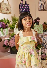 Cath Kidston FRILLY TIERED - REGULAR FIT - Denné šaty - yellow