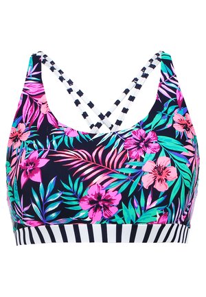 Venice Beach, BUSTIER - Bikini-Top - navy flower print